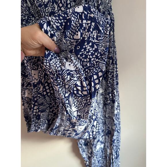 Lilly Pulitzer for target strapless jumpsuit with fish print - Picture 4 of 8